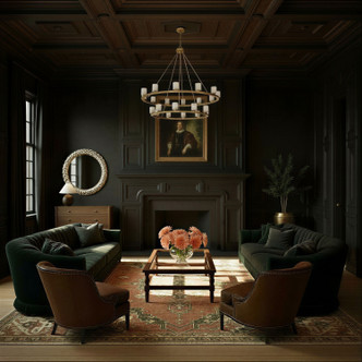 Aragon LED Chandelier (ARA-10268-SB-ST)