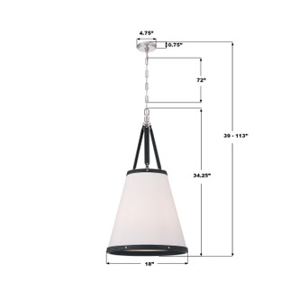 Callahan Four Light Pendant (CAL-2405-PN)