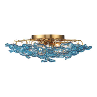 Esme Six Light Semi Flush Mount (ESM-4000-AG-BL)