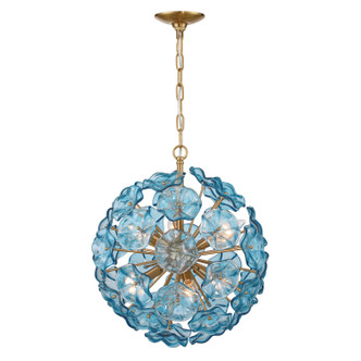 Esme Six Light Chandelier (ESM-4005-AG-BL)