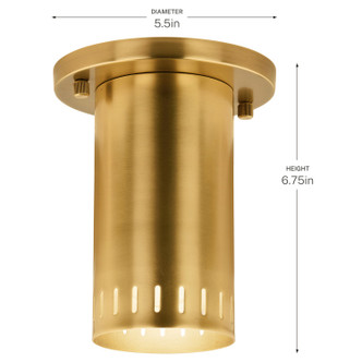 Ruehl LED Flush Mount (52842LBR)