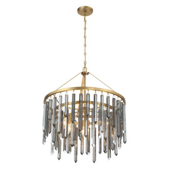 Gemma Seven Light Chandelier (GEM-7004-MG-SS)
