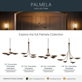 Palmela Four Light Chandelier (52855LBRLBZ)