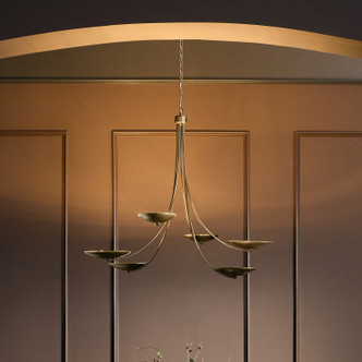 Palmela Six Light Chandelier (52857LBRLBZ)