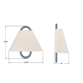 Jojo One Light Wall Sconce (JOJ-801-VG-BL)