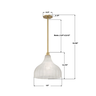 Layton One Light Pendant (LAY-305-LG)