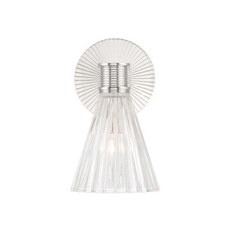 Lotus One Light Wall Sconce (LOT-701-PN)