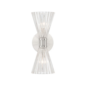 Lotus Two Light Wall Sconce (LOT-702-PN)