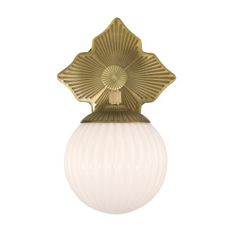 Orly One Light Wall Sconce (ORY-1001-AG-WH)