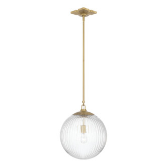 Orly One Light Pendant (ORY-1007-AG-CL)