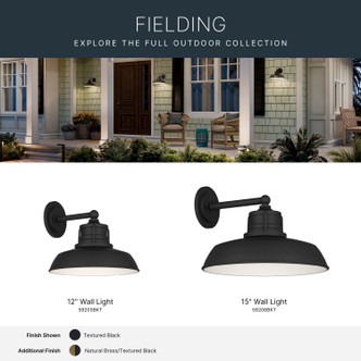Fielding One Light Outdoor Wall Mount (59206BKT)