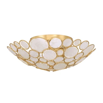 Palla Three Light Semi Flush Mount (PAL-524-GA)