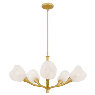 Quoizel - ADEL5030GFL - Five Light Chandelier - Adelyn - Gold Leaf