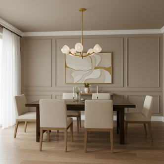 Adelyn Five Light Chandelier (ADEL5030GFL)