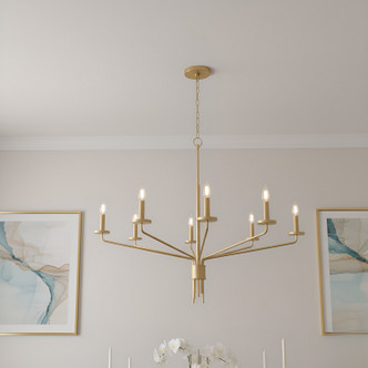 Alexander Eight Light Chandelier (ALEX5040BRG)