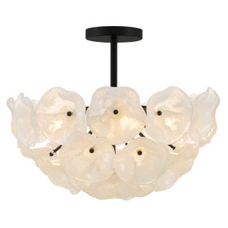 Audrey Four Light Semi-Flush Mount (AUD1718MBK)