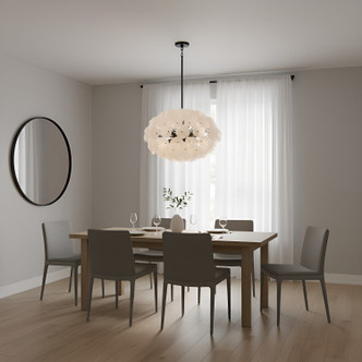 Audrey Eight Light Pendant (AUD2828MBK)