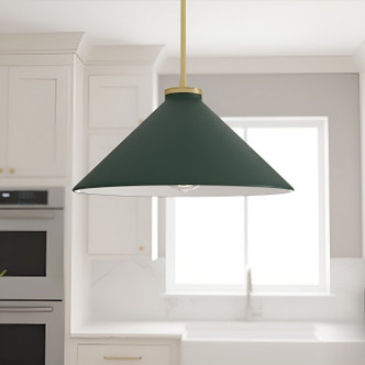 Bradbury One Light Pendant (BRADE1814BRG)