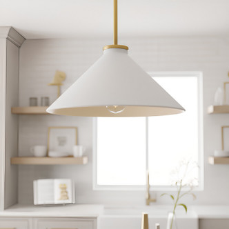 Bradbury One Light Pendant (BRADW1814BRG)