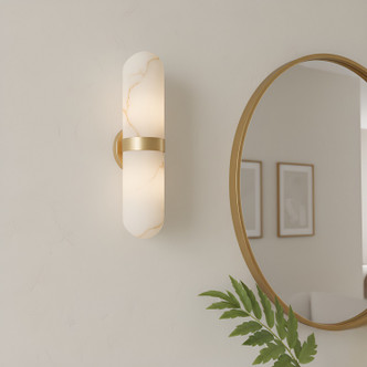 Bree Two Light Wall Sconce (BREE8804BRG)