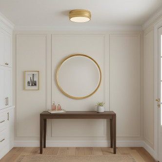 Emmett Three Light Flush Mount (EMM1616BRG)