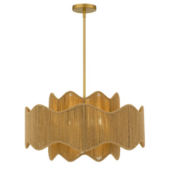 Evander Four Light Pendant (EVA2824BRG)