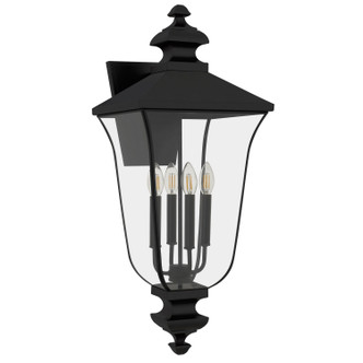 Farley Four Light Outdoor Wall Lantern (FARL8412MBK)