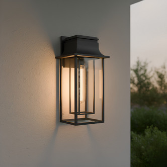 Garner One Light Outdoor Wall Lantern (GARN8412MBK)