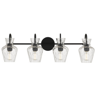 Hollis Four Light Vanity (HLL8630MBK)