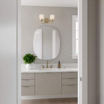 Jacobs Two Light Vanity (JACO8616BGD)