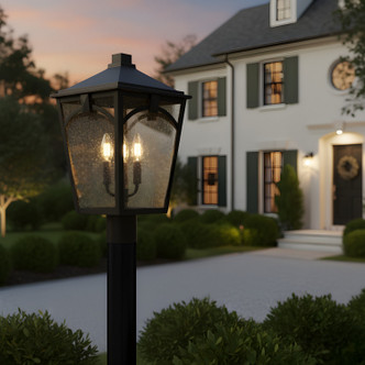 Jaxon Four Light Outdoor Post Lantern (JAX9010WT)