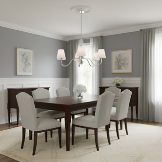 Stone Five Light Chandelier (STON5035C)