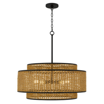 Teton Five Light Pendant (TET2830MBK)