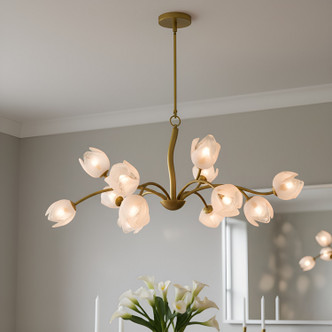Walker 12 Light Chandelier (WALK5040PVB)