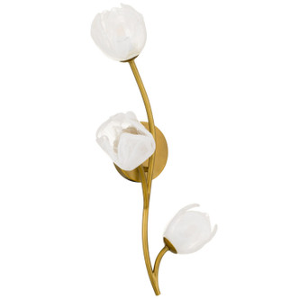 Walker Three Light Wall Sconce (WALK8808PVB)