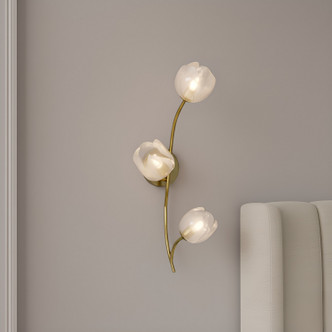 Walker Three Light Wall Sconce (WALK8808PVB)