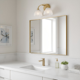 Whitecap Two Light Vanity (WHP8615BRG)