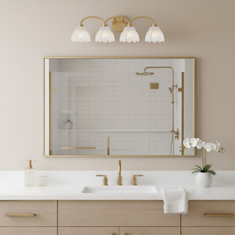Whitecap Four Light Vanity (WHP8631BRG)