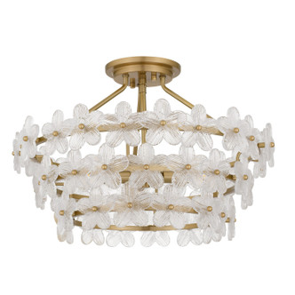 Wright Four Light Semi-Flush Mount (WRIG1720BRG)