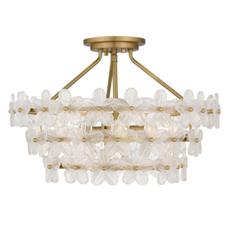 Wright Four Light Semi-Flush Mount (WRIG1720BRG)