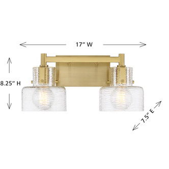 Dover Two Light Bathroom Vanity (8-1030-2-322)