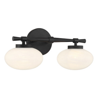 Barrow Two Light Bathroom Vanity (8-1050-2-BK)