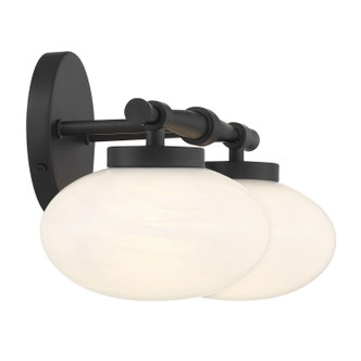 Barrow Two Light Bathroom Vanity (8-1050-2-BK)