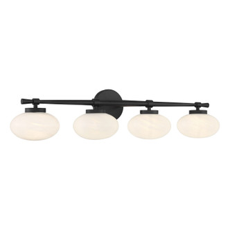 Barrow Four Light Bathroom Vanity (8-1050-4-BK)