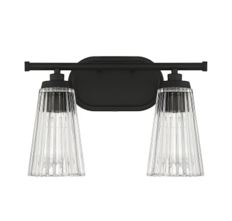 Chantilly Two Light Bathroom Vanity (8-1745-2-BK)