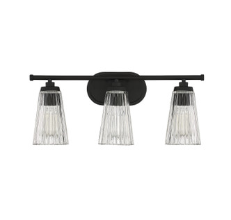 Chantilly Three Light Bathroom Vanity (8-1745-3-BK)