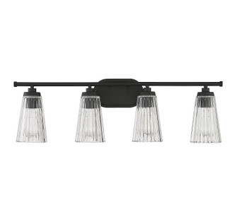 Chantilly Four Light Bathroom Vanity (8-1745-4-BK)