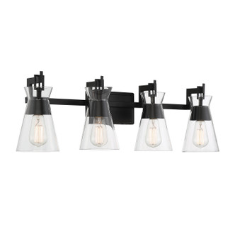 Lakewood Four Light Bathroom Vanity (8-1830-4-BK)