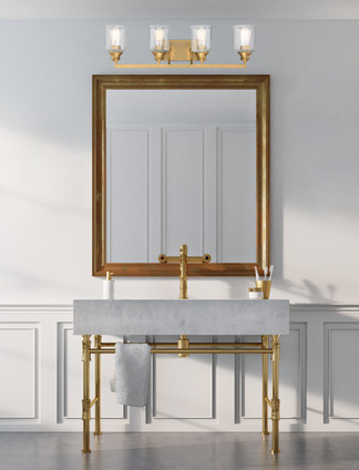 Hampton Four Light Bath Bar (8-1972-4-322)