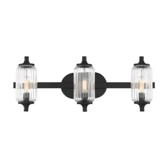 Savoy House - 8-3024-3-BK - Three Light Bathroom Vanity - Holton - Matte Black